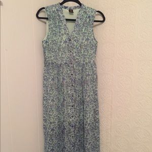 Floral Floor Length Dress